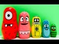 Yo Gabba Gabba Colorful Stacking Nesting Russian Dolls Toys Opening