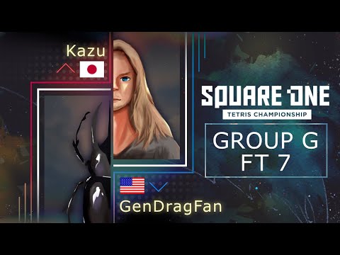 Kazu vs GenDragFan - Group G - Square One Tetris Championship 2022
