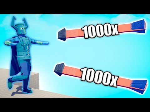 ICE KNIGHT GIANT vs 1000x OVERPOWERED UNITS - TABS | Totally Accurate Battle Simulator 2025