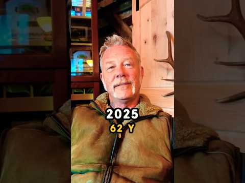 James Hetfield Evolution (1979-2025) – Metallica #shorts