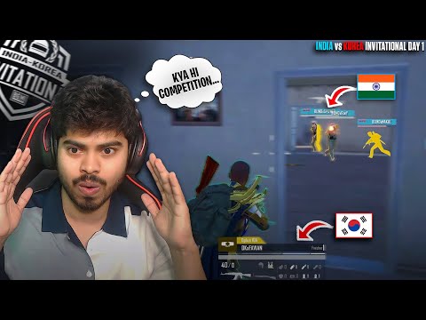 KYA HI COMPETITION... INDIA ON TOP #1 | INDIA vs KOREA Invitational Day 1