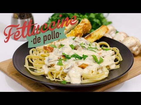 CÓMO HACER FETTUCCINE CON POLLO 🍝🍗 (FÁCIL Y RÁPIDO) | Recién Cocinados