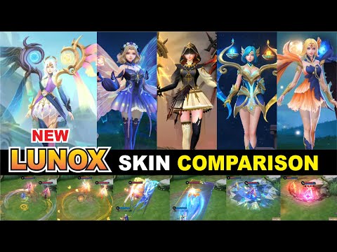 LUNOX SKIN COMPARISON | NEW SKIN Dawn Revelation VS Butterfly Seraphim | Libra | Eyes of Eternity