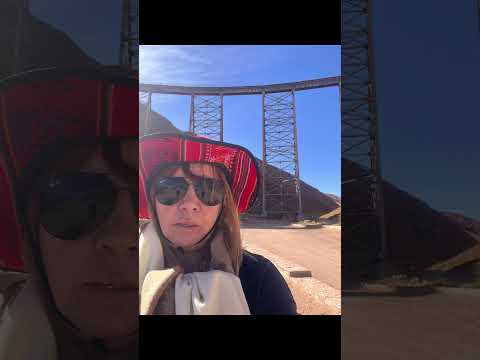 Viaducto La Polvorilla y san Antonio de los cobres todo con auto x abajo . 🥰🇦🇷 salta la linda!