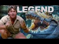 Steve Irwin Faces A Gigantic Saltwater Crocodile In Australia Crocs Down Under Wild Waters