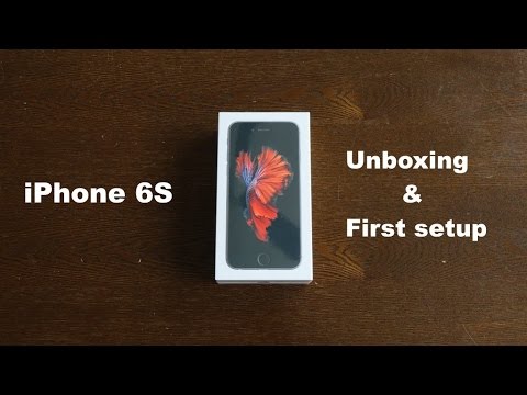 iPhone 6S Unboxing & First setup