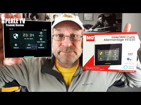 MKT YE1220 Starter-Set - Smarte GSM & WIFI Alarmanlage mit Touchscreen & APP-Steuerung (4K)