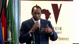 Blaise Compaoré, President of the Republic Burkina Faso