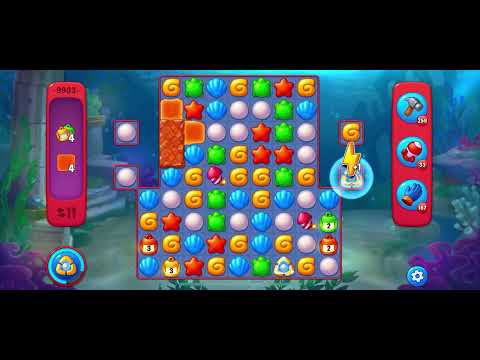 Fishdom Hard level 9903 no boosters フィッシュダム ハード