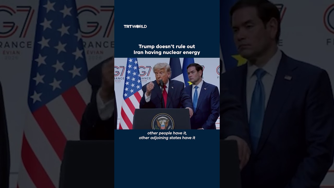 Video | Trump doesn't rule out Iran having nuclear energy