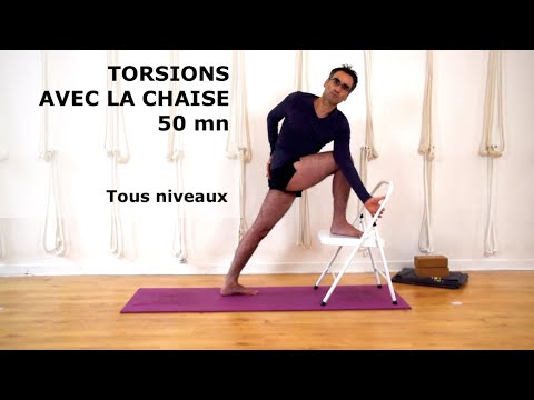 Torsions avec la chaise - avec Philippe Amar, Yoga Studio Lille