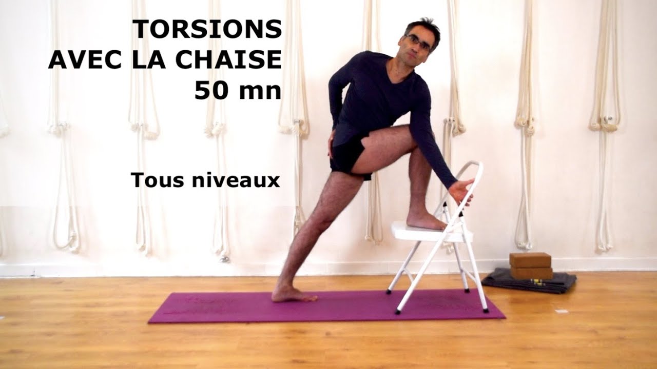 Torsions avec la chaise - avec Philippe Amar, Yoga Studio Lille