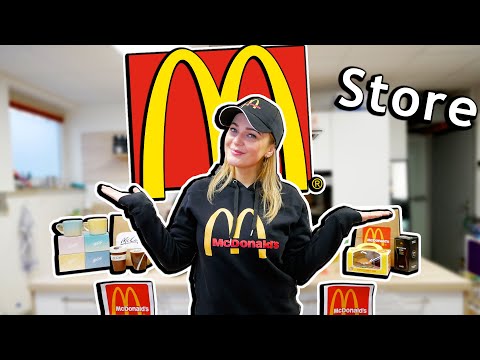 OUR OWN MC DONALDS STORE! We turn the kitchen into a restaurant!