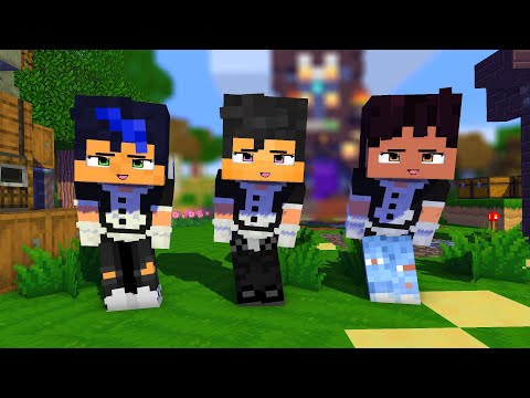 POI POI SHUFFLE STAY MAID APHMAU CREW AARON,PIERCE,EIN - MINECRAFT ANIMATION #shorts