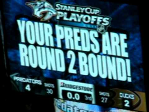 Nashville Predators Round 2 Playoff Bound
