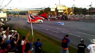 preview picture of video 'John Powell in Evo X at Saith Park, Rally Trinidad 2011'