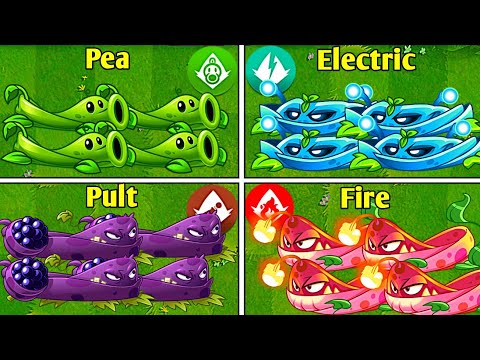 Random 4 Vine Plants Battles - Which Plants Will Win? - PvZ2 Plants vs Plants