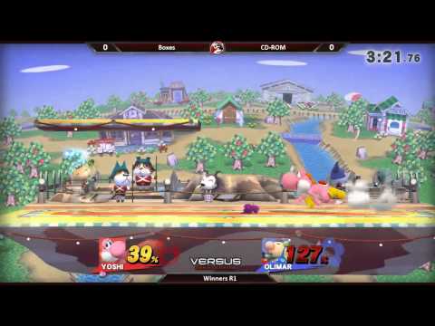 Versus Weekly 6/18/15 - Winners R1 - CD-Rom (Olimar/Greninja) vs. Boxes (Yoshi) - Smash 4