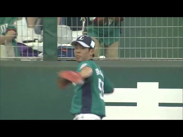 【4回表】 「エリア55」 ライオンズ・秋山のランニングキャッチ!! 2016/7/18 L-M