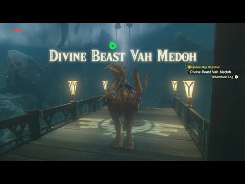 Fighting Vah Medoh on a Horse in Breath of the Wild