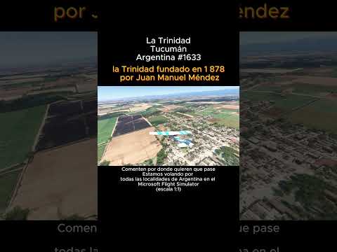 La Trinidad, Tucumán desde el Microsoft Flight Simulator #latrinidad #tucuman #argentina #msfs2024