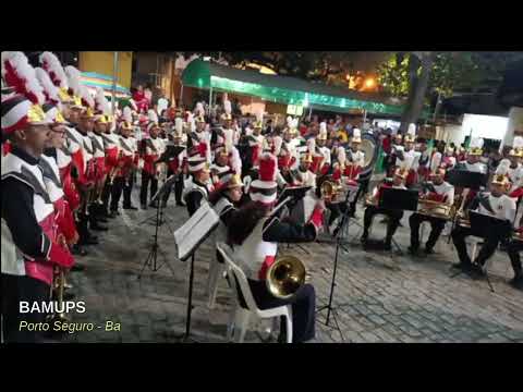 BAMUPS de Porto Seguro - Ba  - 3ª CONFANJU desfile de Fanfarras em Jussari - Ba