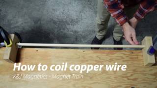 How to easily coil copper wire