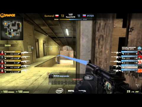 PiTER ONLiNE vs. Gamers2 | LB Runde 1, ESL One Katowice Qualifikation | (de_mirage)