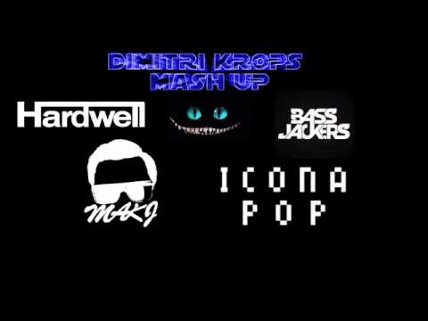 Hardwell & MAKJ vs. Bassjackers vs. Icona Pop - I love countdown crackin' ( Dimitri Krops mash up)