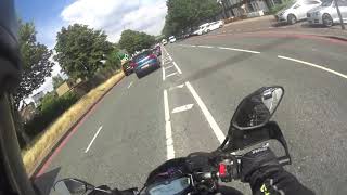 MOTORCYCLE VS UBER? VERY VERY CLOSE CALL
