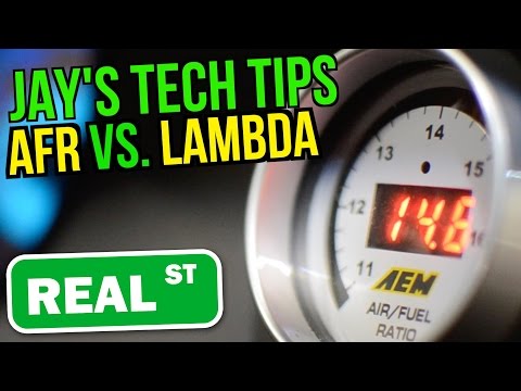 Lambda VS  AFR - Jay's Tech Tips #35 - Real Street Performance