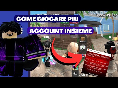 COME GIOCARE A ROBLOX DA PIU ACCOUNT DALLO STESSO DISPOSITIVO!!!  *Multiple Game Istance*