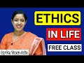 UPSC Preparation Ethics Class By Dr Tanu Jain Ma Am Tathastuics