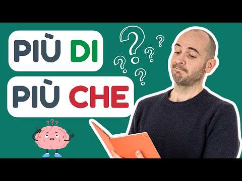 Più DI o più CHE?
