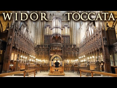 WIDOR TOCCATA (SYMPHONY NO. 5) - RIPON CATHEDRAL PIPE ORGAN - JONATHAN SCOTT