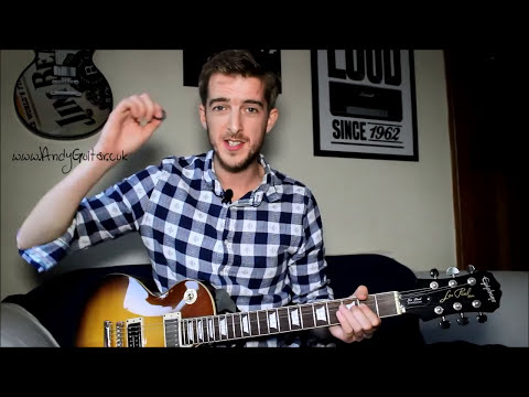 VERY EASY rock power chords | How to play Easy Rock Guitar like AC/DC Led Zeppelin