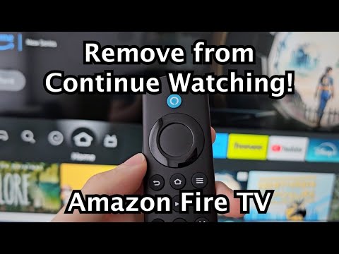Amazon Fire TV Devices - How to REMOVE Recently Watched Prime Video