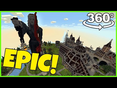 Blocks 360 - Minecraft VR - 360° Minecraft Epic Buildings Tour VR