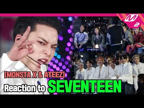 [Reaction Cam] MONSTA X(몬스타엑스) & ATEEZ(에이티즈) Reaction to SEVENTEEN(세븐틴) l 2019MAMA x M2