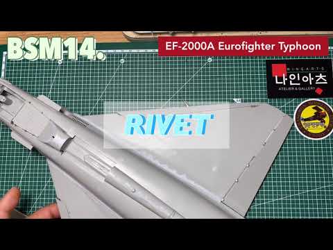 EF-2000A Eurofighter Typhoon BSM14. RIVET(리벳 찍기)