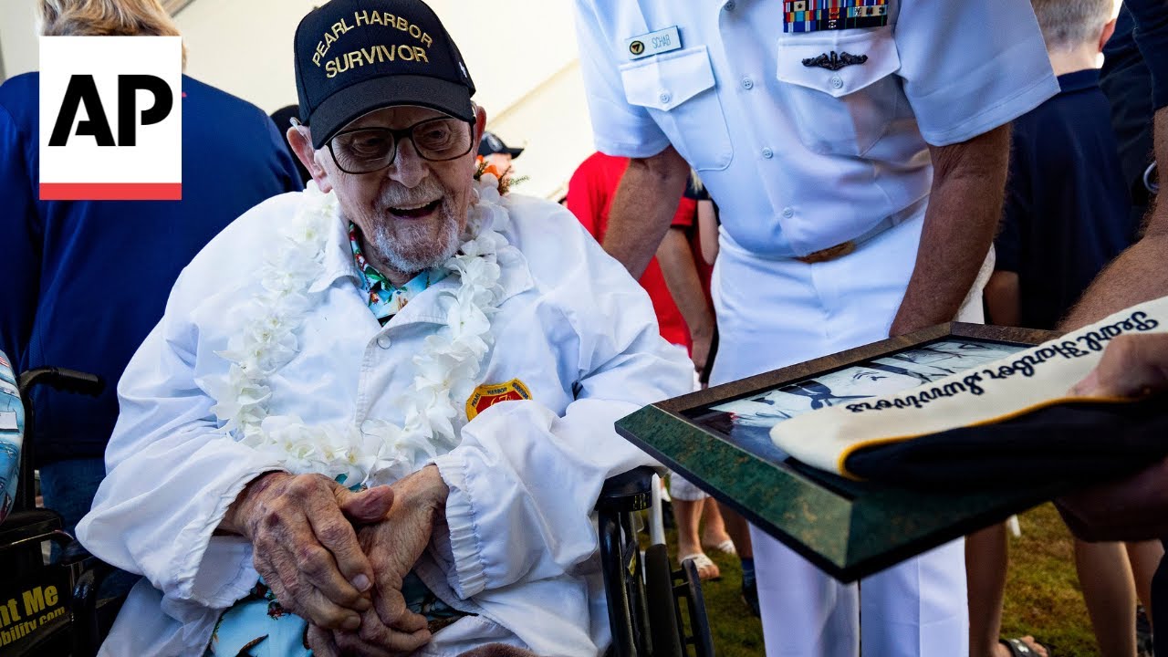 2 Pearl Harbor survivors, ages 104 and 102, return to Hawaii to honor those killed in 1941 attack