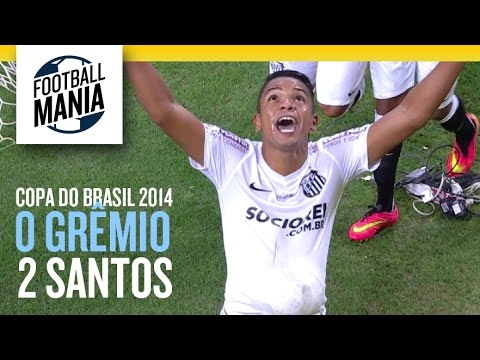 Grêmio (RS) 0-2 Santos (SP) - Copa do Brasil 2014 - Round-of-16