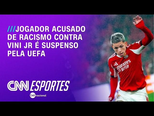 Uefa suspende Prestianni após caso de racismo contra Vini Jr. | CNN 360°