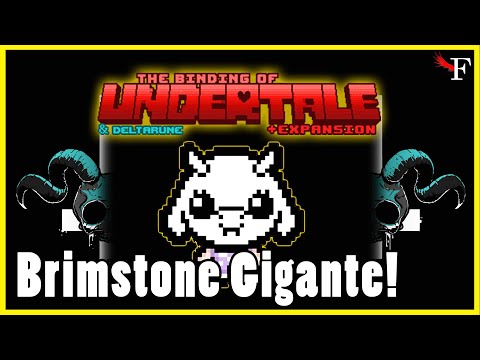 TORIEL COM MEGA BRIMSTONE! #3 - THE BINDING OF ISAAC REPENTANCE - #433 PTBR
