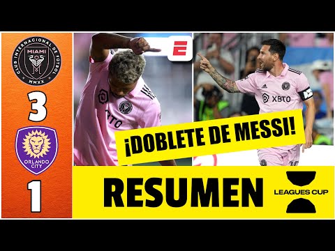 Video: MESSI, ESPECTACULAR. Doblete y el Inter Miami pasó a octavos ante Orlando City