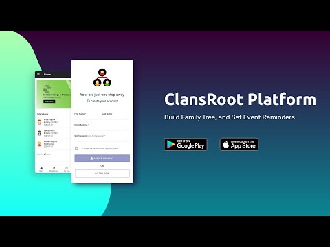 ClansRoot - Family Tree Maker Video