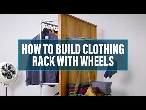 Rolling Clothes Rack