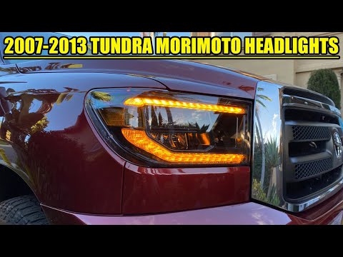 Toyota Tundra Morimoto Headlights - Amber DRL