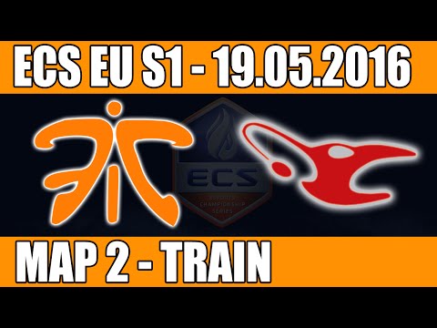 Fnatic vs Mousesports | Map 2 (Train) ECS EU Season 1 2016 CS:GO Week 5 (19.05.2016)