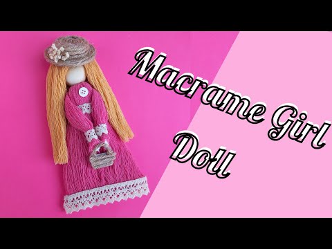 Macrame Doll Tutorial | für Makramee-Puppen  |  КУКЛА из ниток и бусины | 마크라메 인형